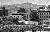 Będzin - widok Góry Św. Doroty 1957 rok (fot. W. Wawrzynkiewicz)