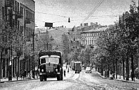 Będzin ulica Małachowskiego 1958 rok (fot. W. Wawrzynkiewicz)