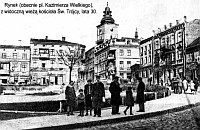 Będzin Stary Rynek lata trzydzieste