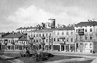 Będzin Stary Rynek rok 1946 (fot. Jerzy Walla)