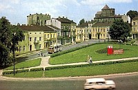 Stary Rynek w Będzinie w 1975 roku (fot. K. Gierałtowski)