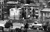 Widok Będzina w 1957 roku (fot. W. Wawrzynkiewicz)