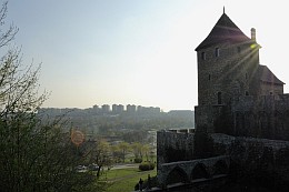 Widok Syberki z Góry Zamkowej w Będzinie (04.2009)