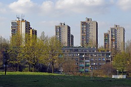 Widok Syberki w Będzinie