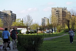 Ulica Skalskiego na osiedlu Syberka w Będzinie